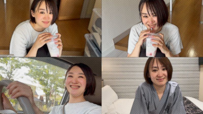 素颜被强迫对着镜头羞耻PLAY，一边流口水一边露出淫荡表情的大学生