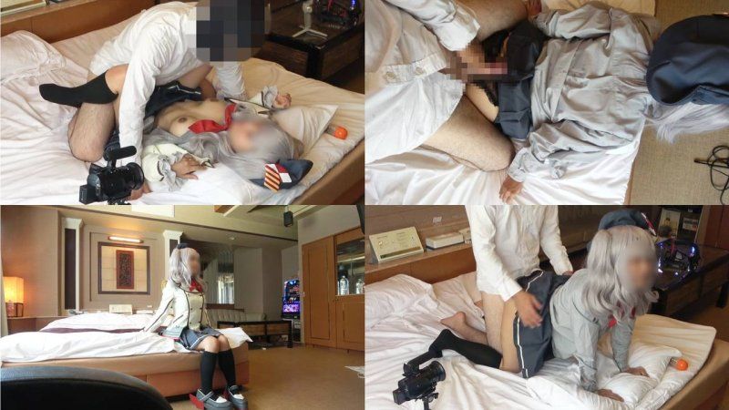 【个人拍摄】与F罩杯美巨乳舰B鹿岛Cosplayer穿着运营官方服装在Love Hotel拍摄会后无套SEX